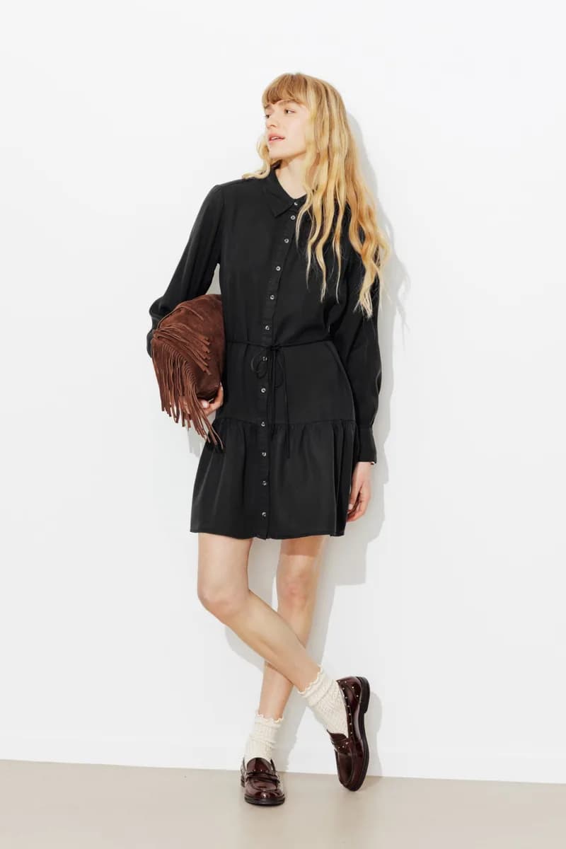 Robe-chemise courte Femme