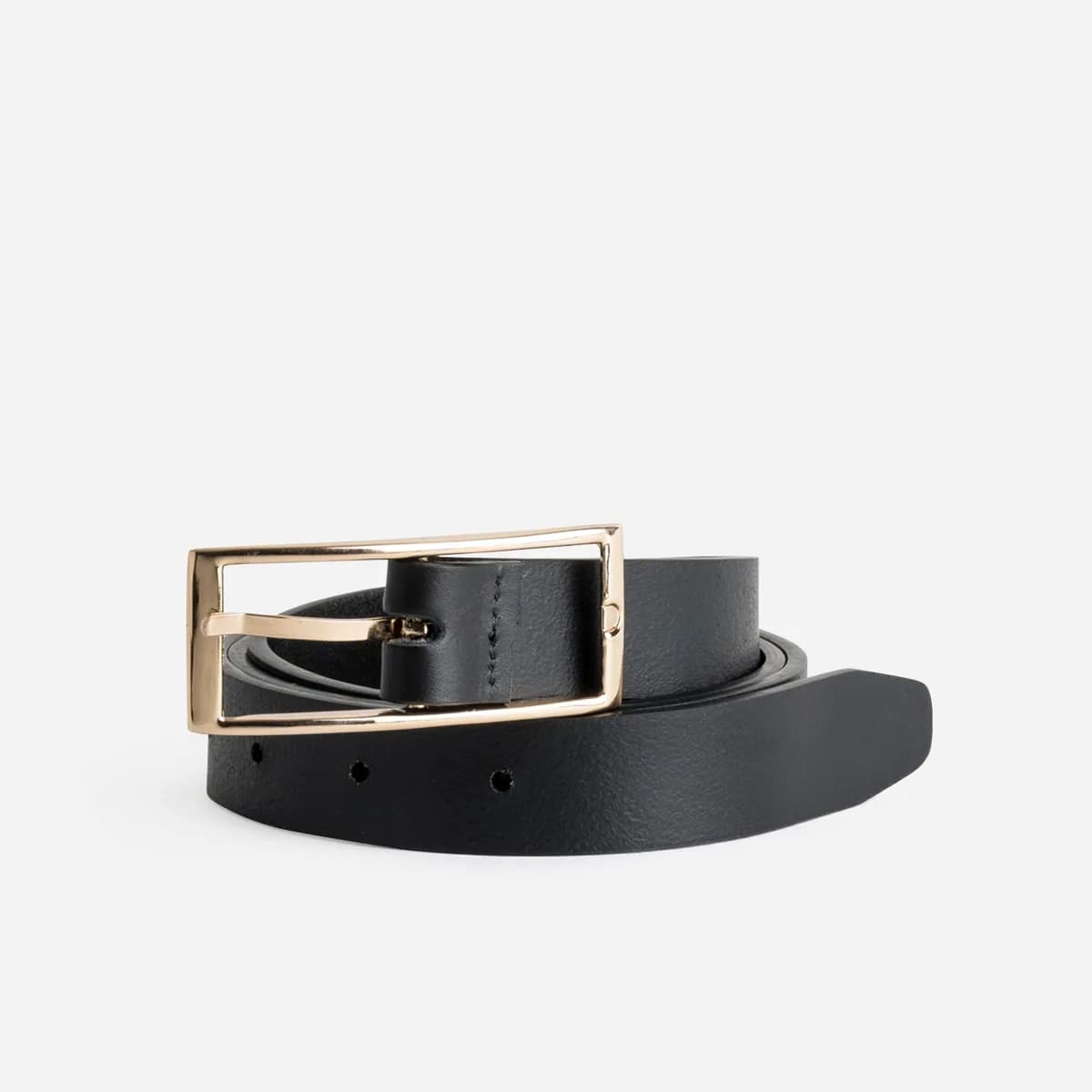 Ceinture noire cuir