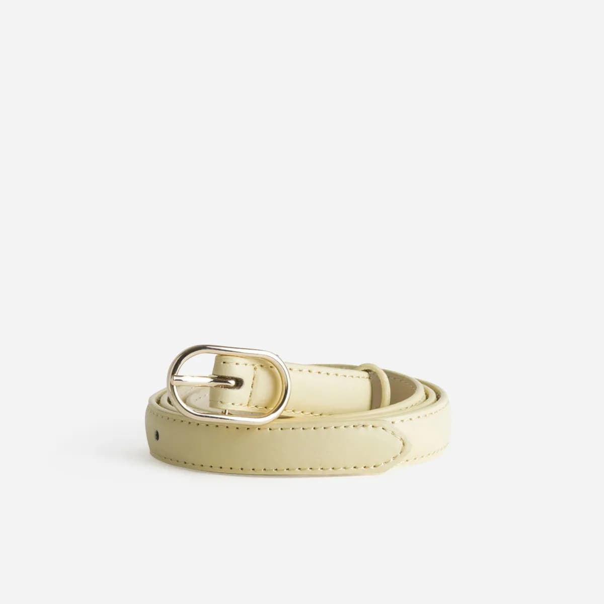 Ceinture jaune fine