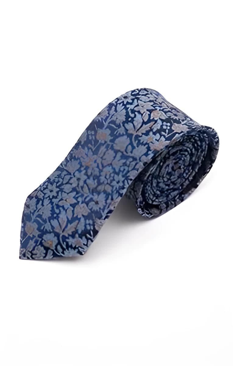 Cravate en soie pour homme – Bleu