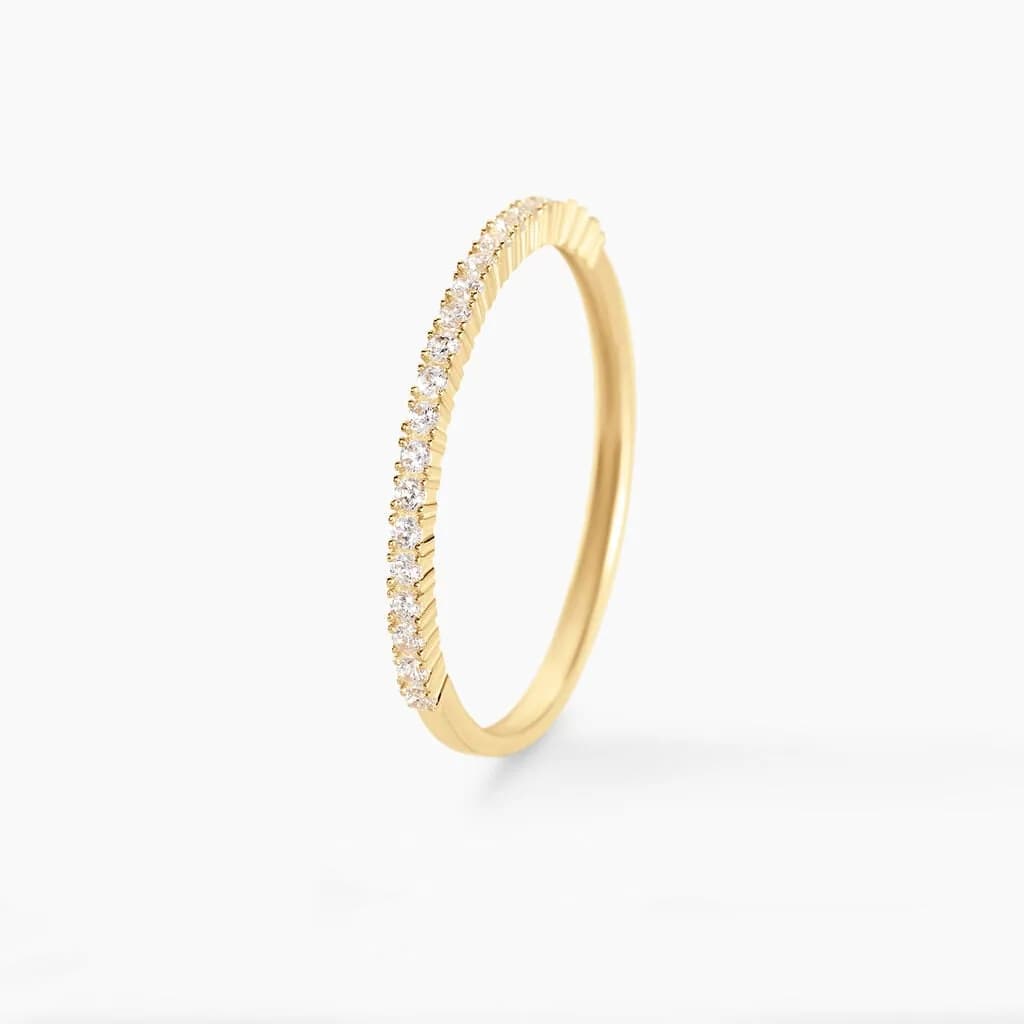 Bijou Alliance Julietta Or Jaune Oxyde De Zirconium