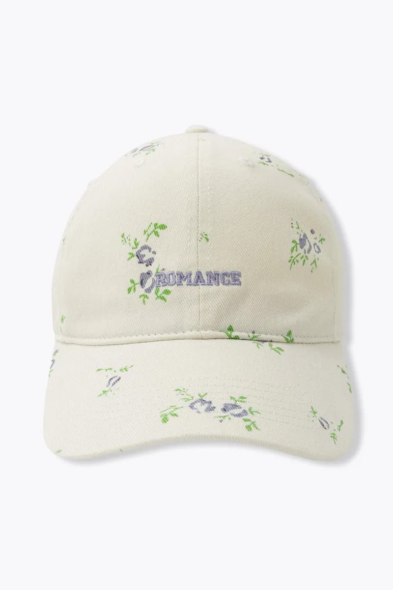 Casquette à fleurs Femme