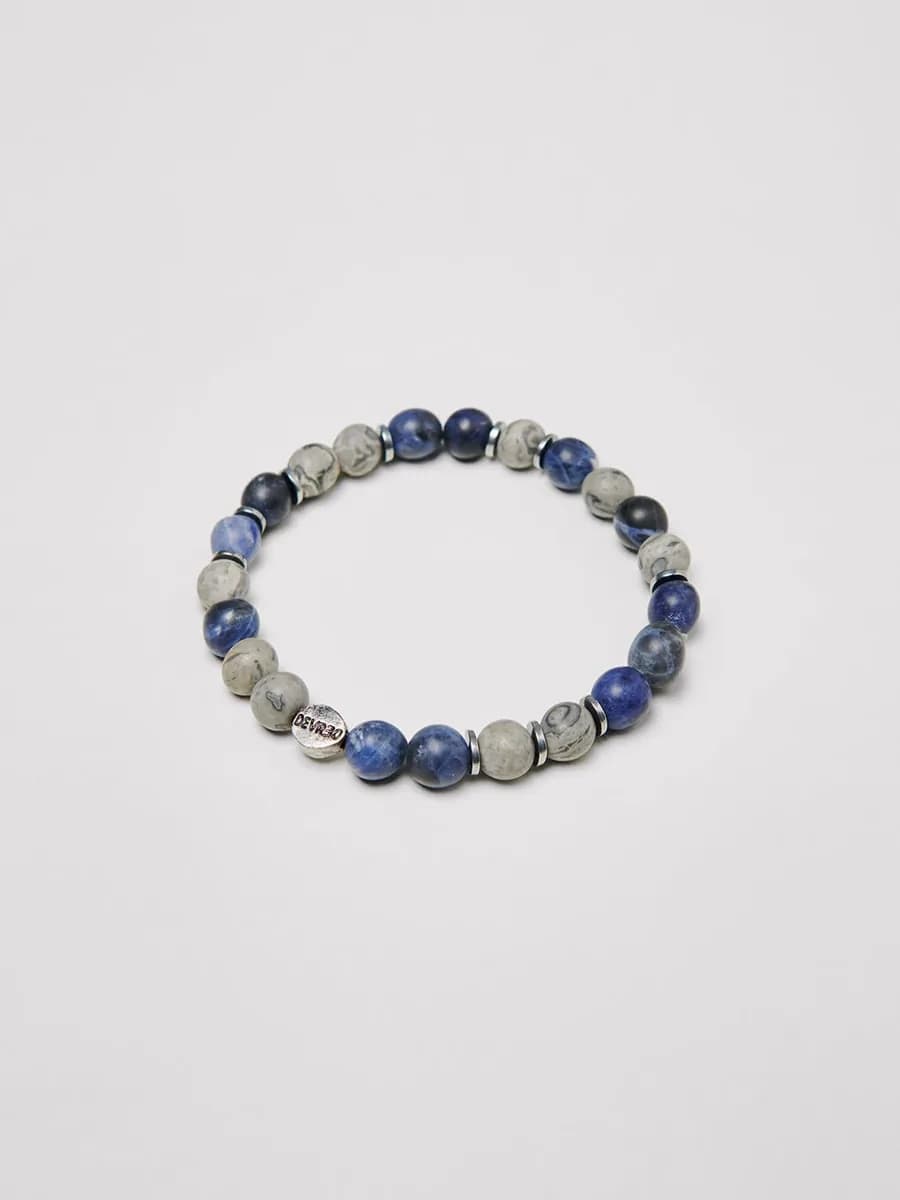 Bracelet bicolore en perles