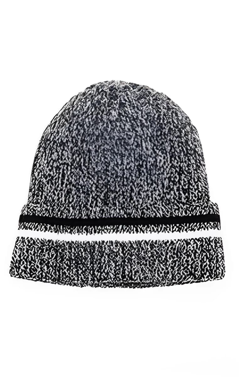Bonnet Ray Full Mouliné – Noir