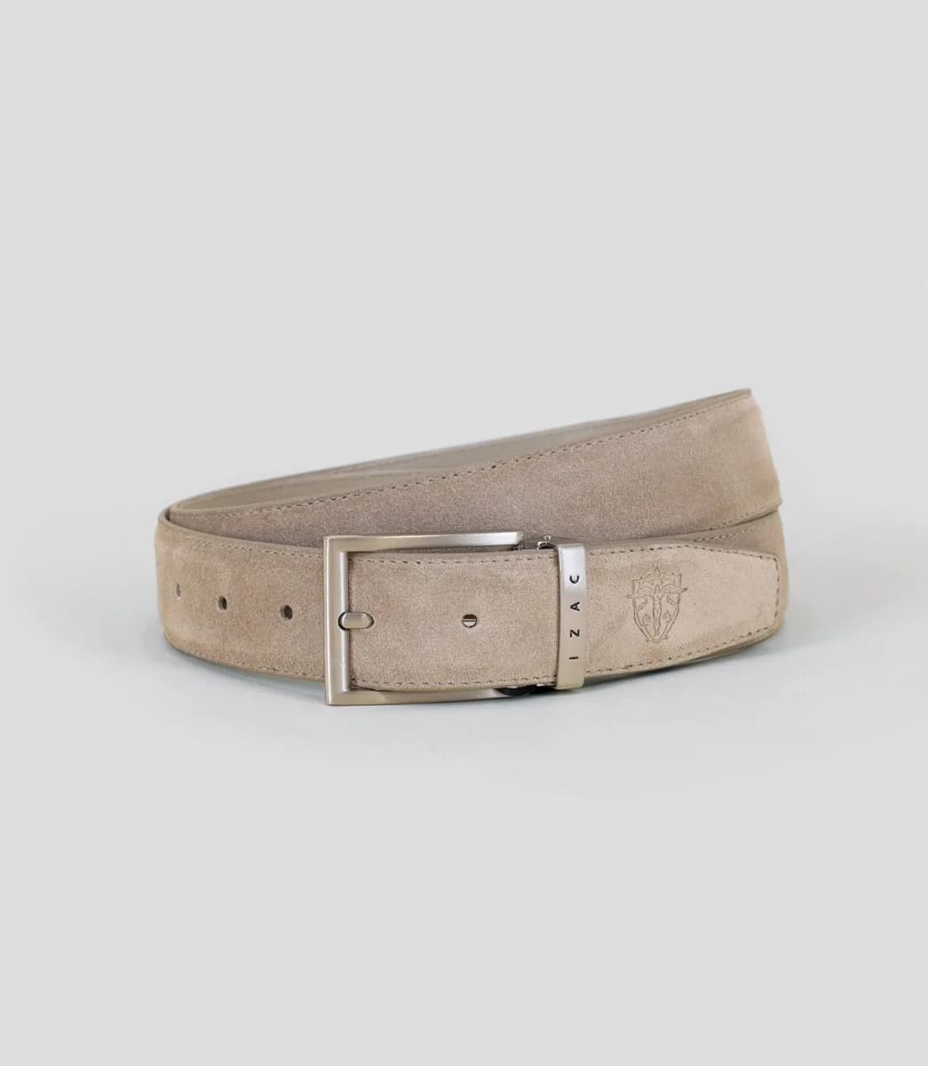 Ceinture ajustable avec sangle beige
