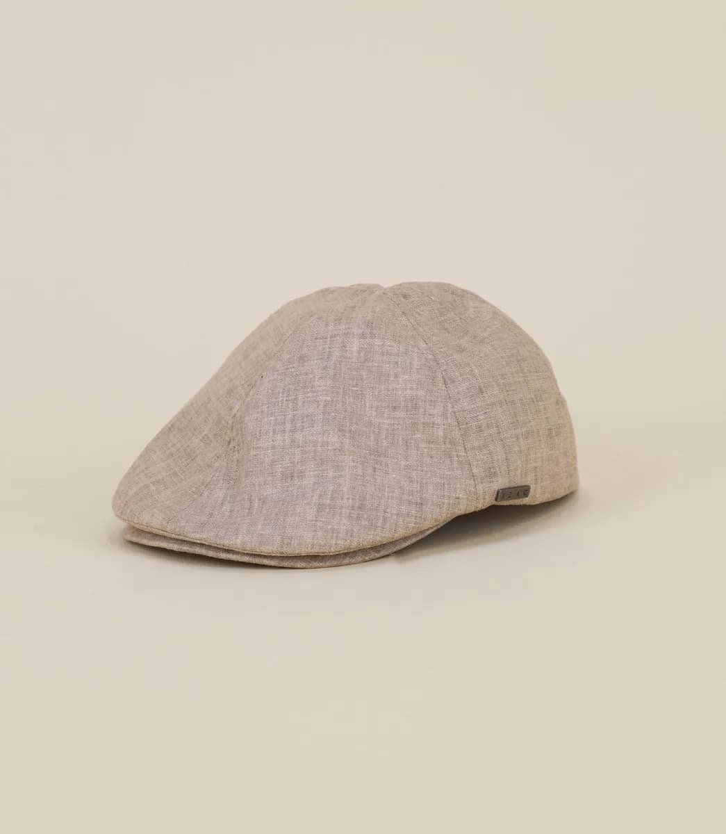 Chapeau Gavroche unie beige