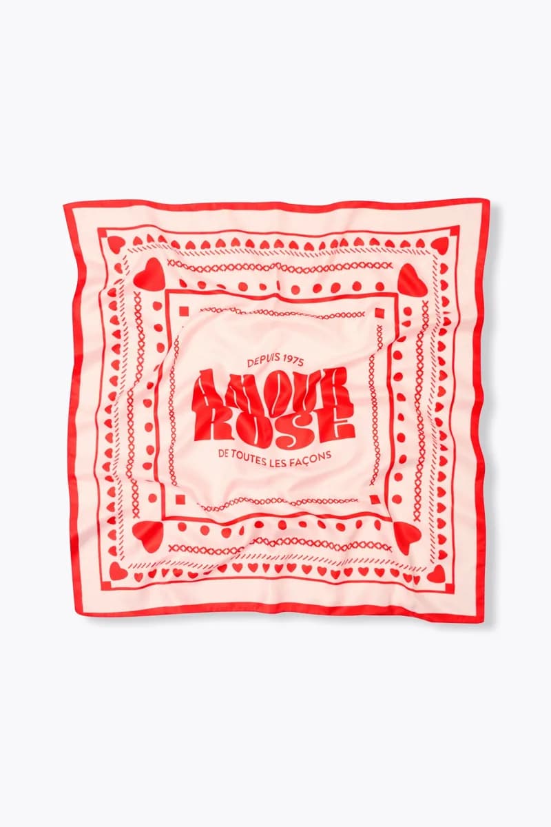 Foulard Amour Rose (solidaire)