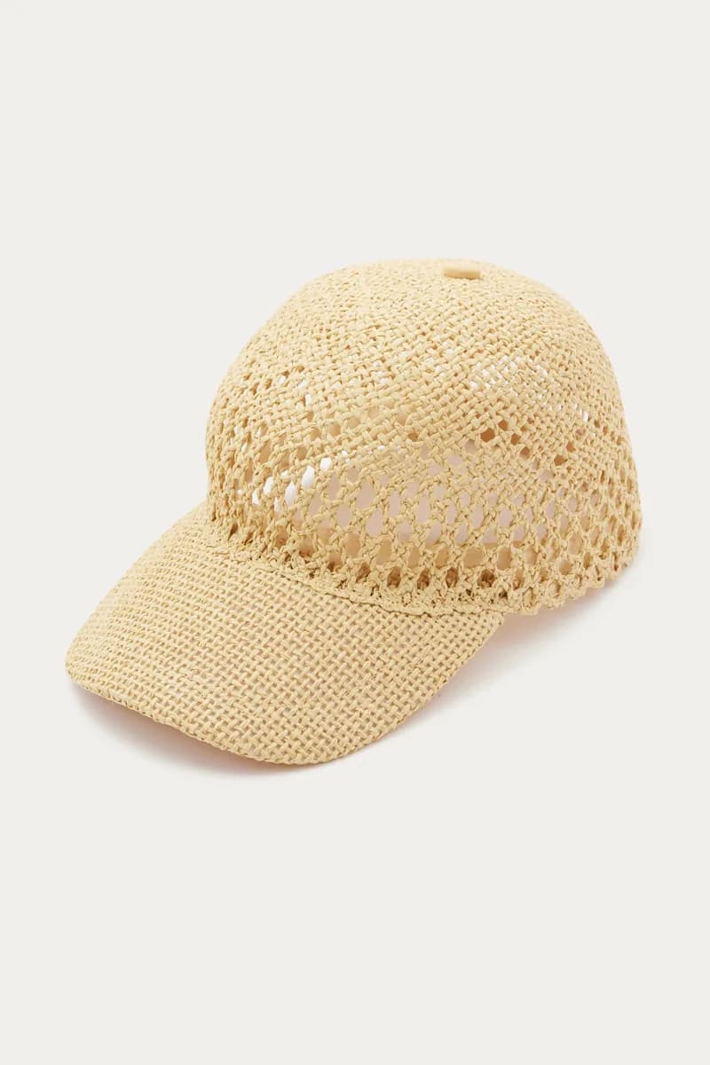 Casquette tressée Femme
