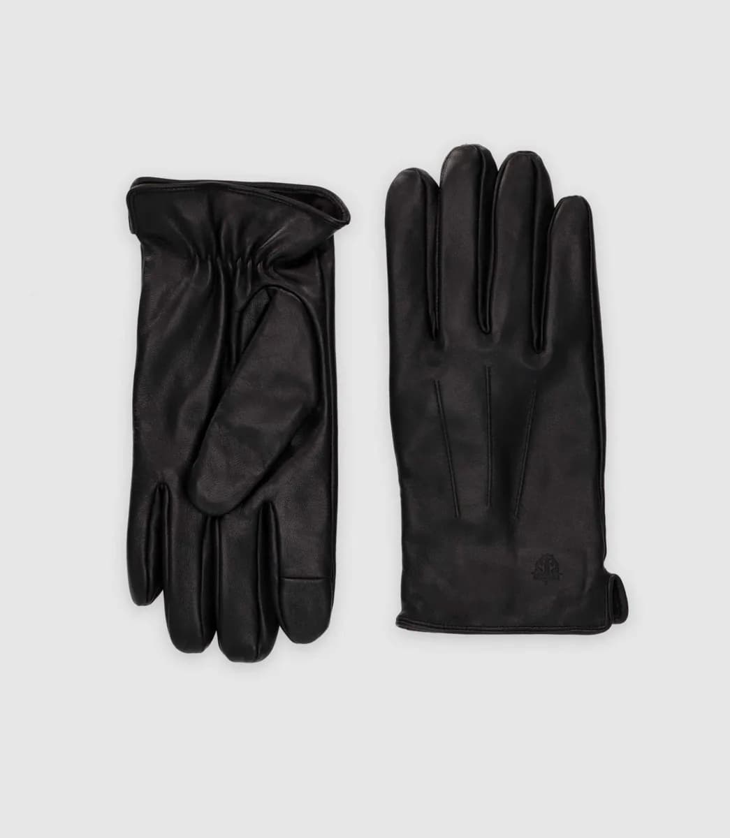 Gants en cuir noir ULLIEL