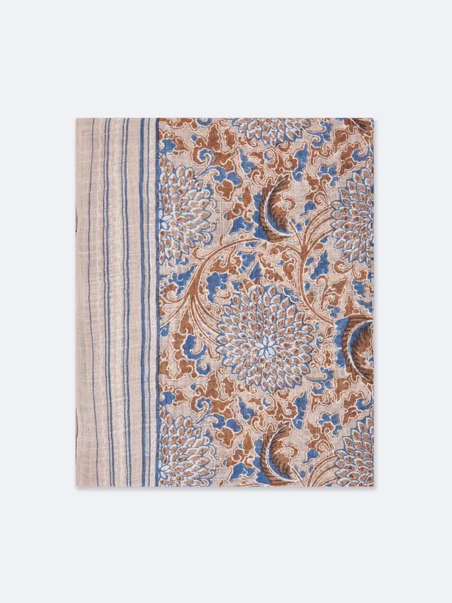 Echarpe imprimée fantaisie en coton