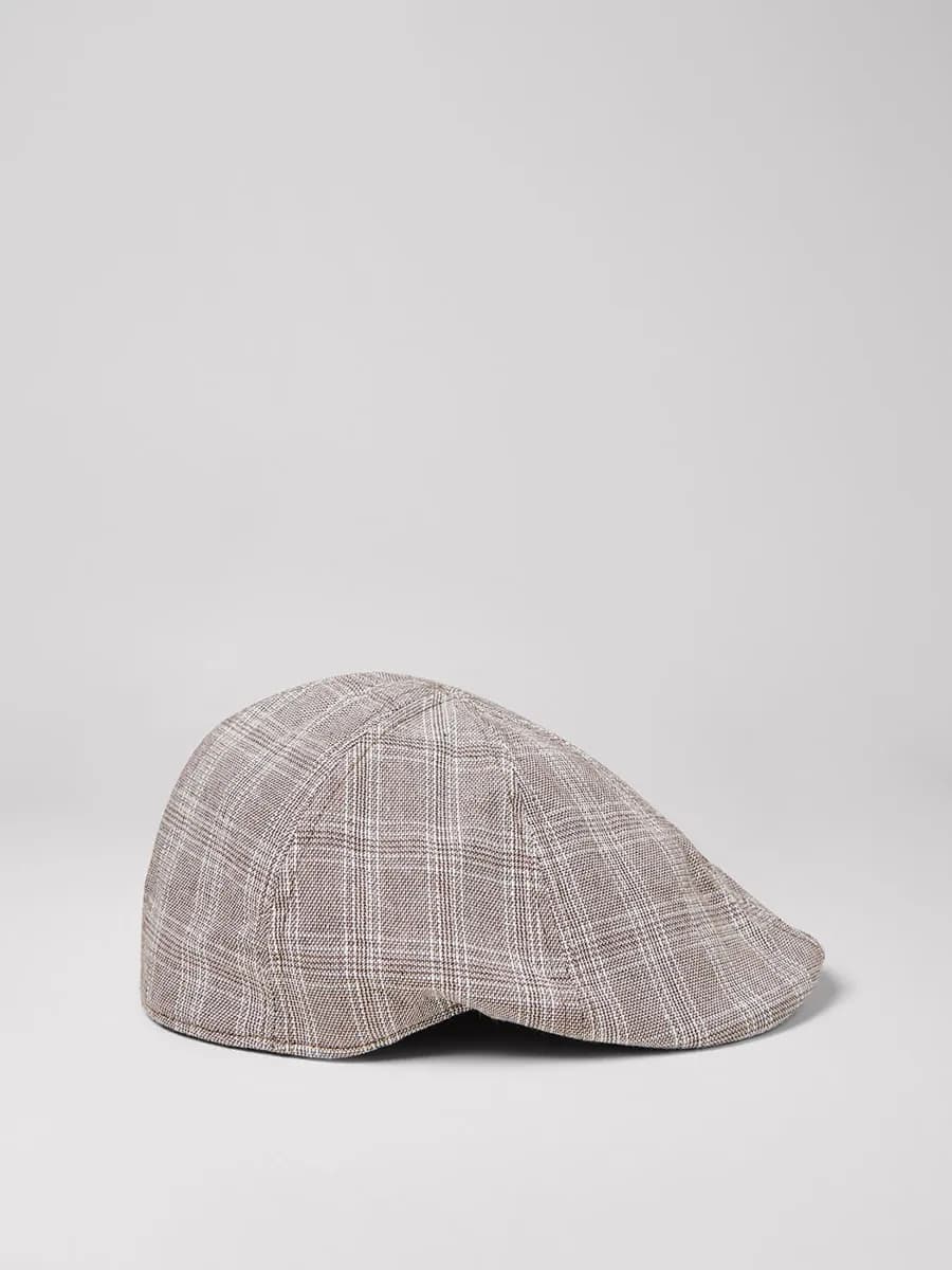 Casquette gavroche à carreaux