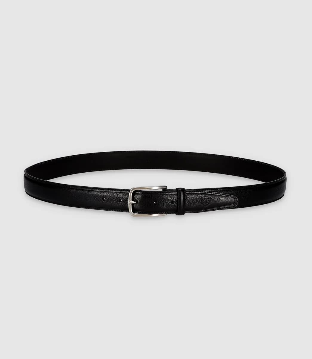 Ceinture en cuir 35mm ajustable noire CUI