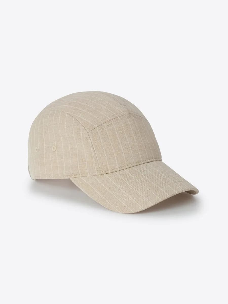 Casquette baseball à rayures