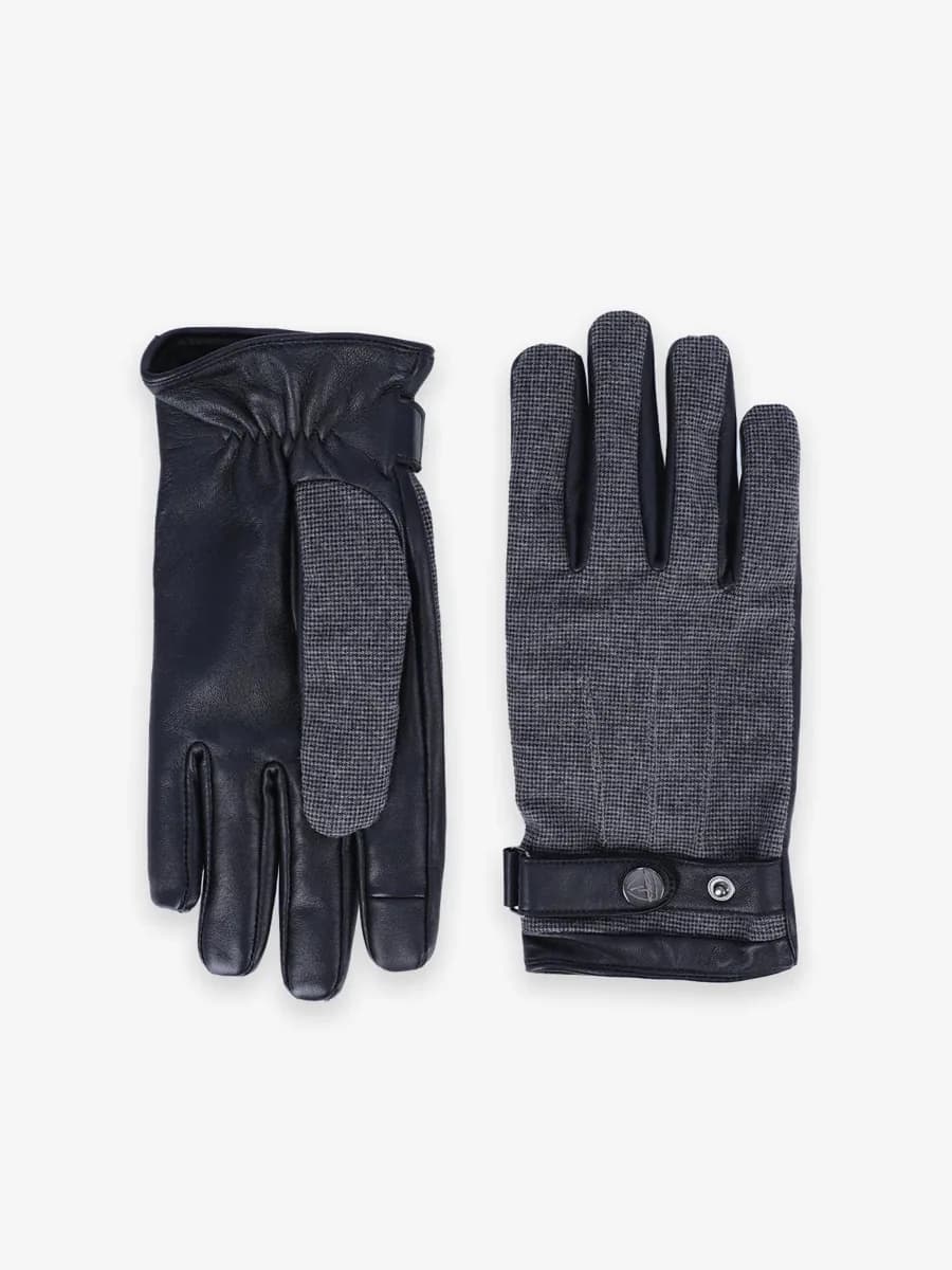 Gants en tissu anthracite