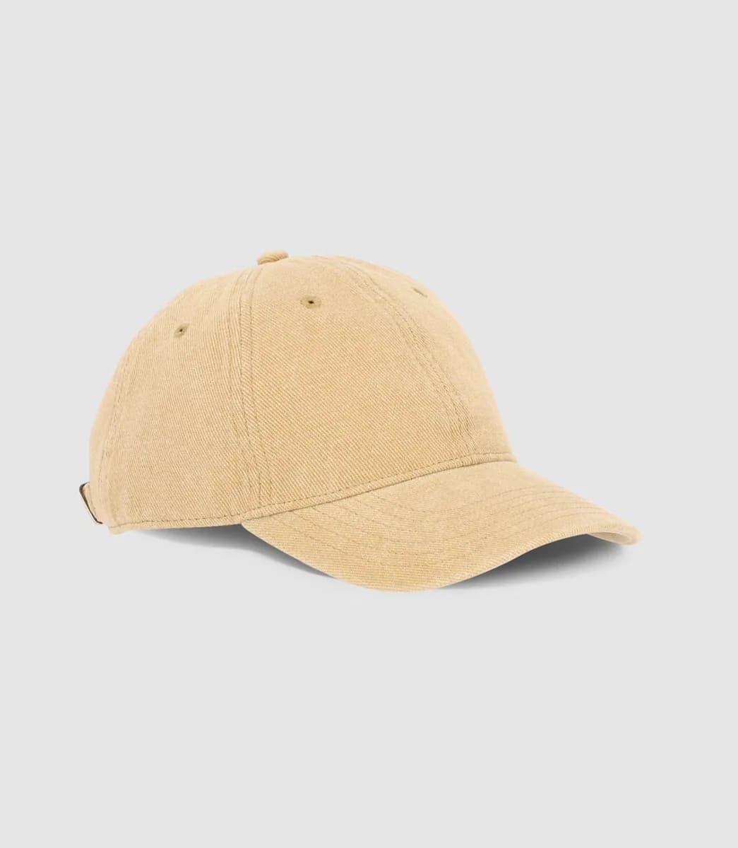 Casquette unie beige