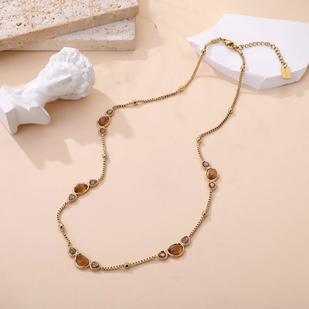 Collier Kiana Marron