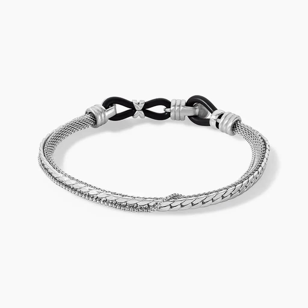 Bracelet Jourdan Arpad Acier Argenté