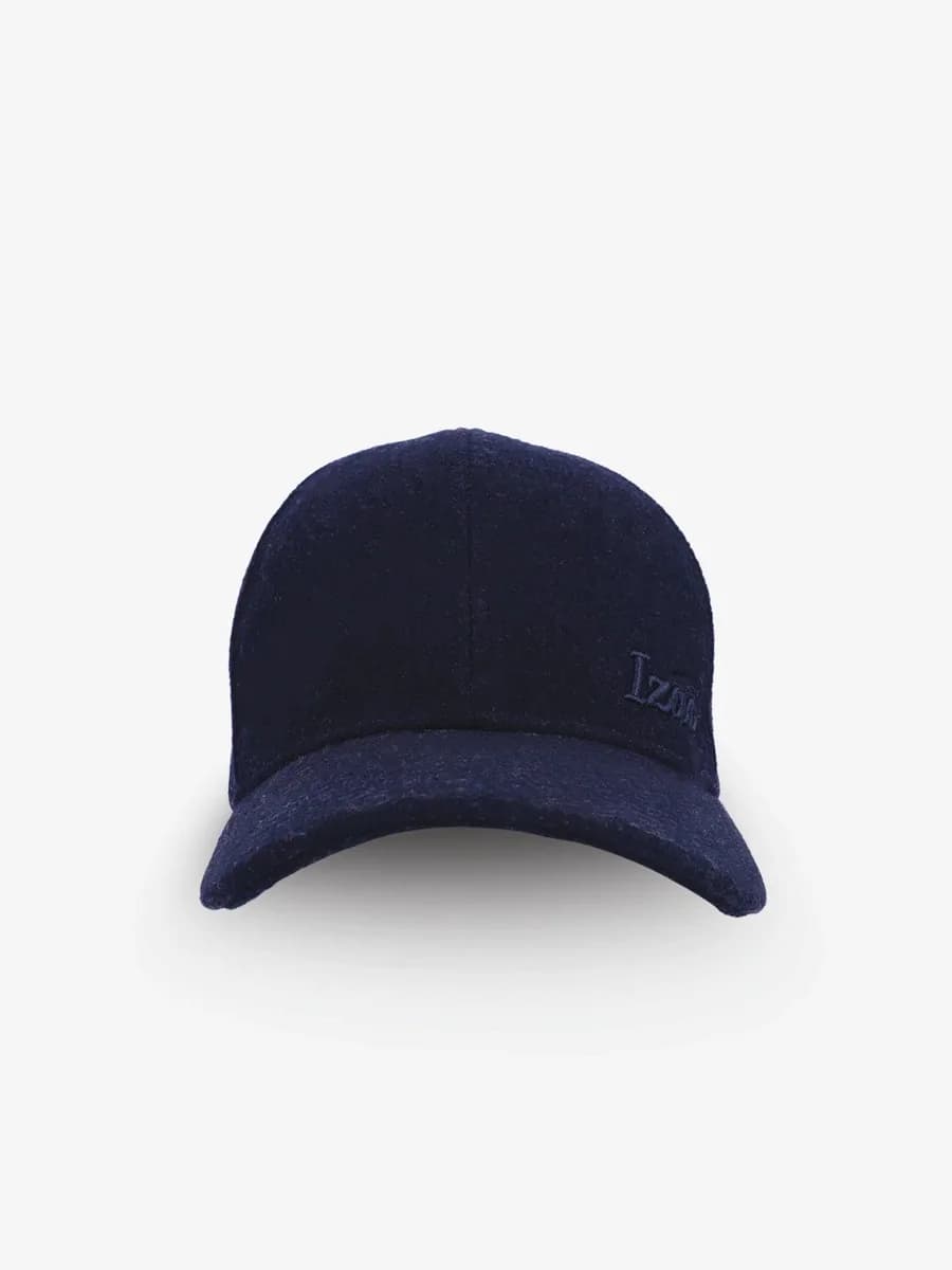 Casquette en laine marine