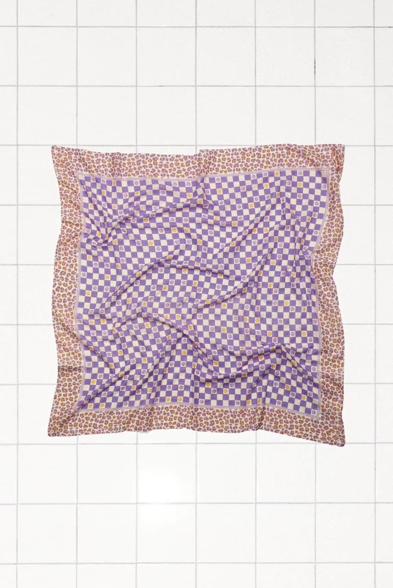 Foulard carré imprimé Femme