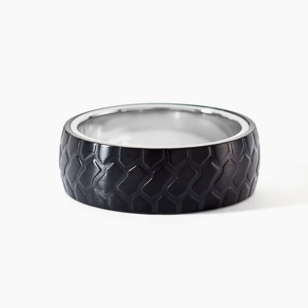 Bague Jourdan Jakab Acier Gris