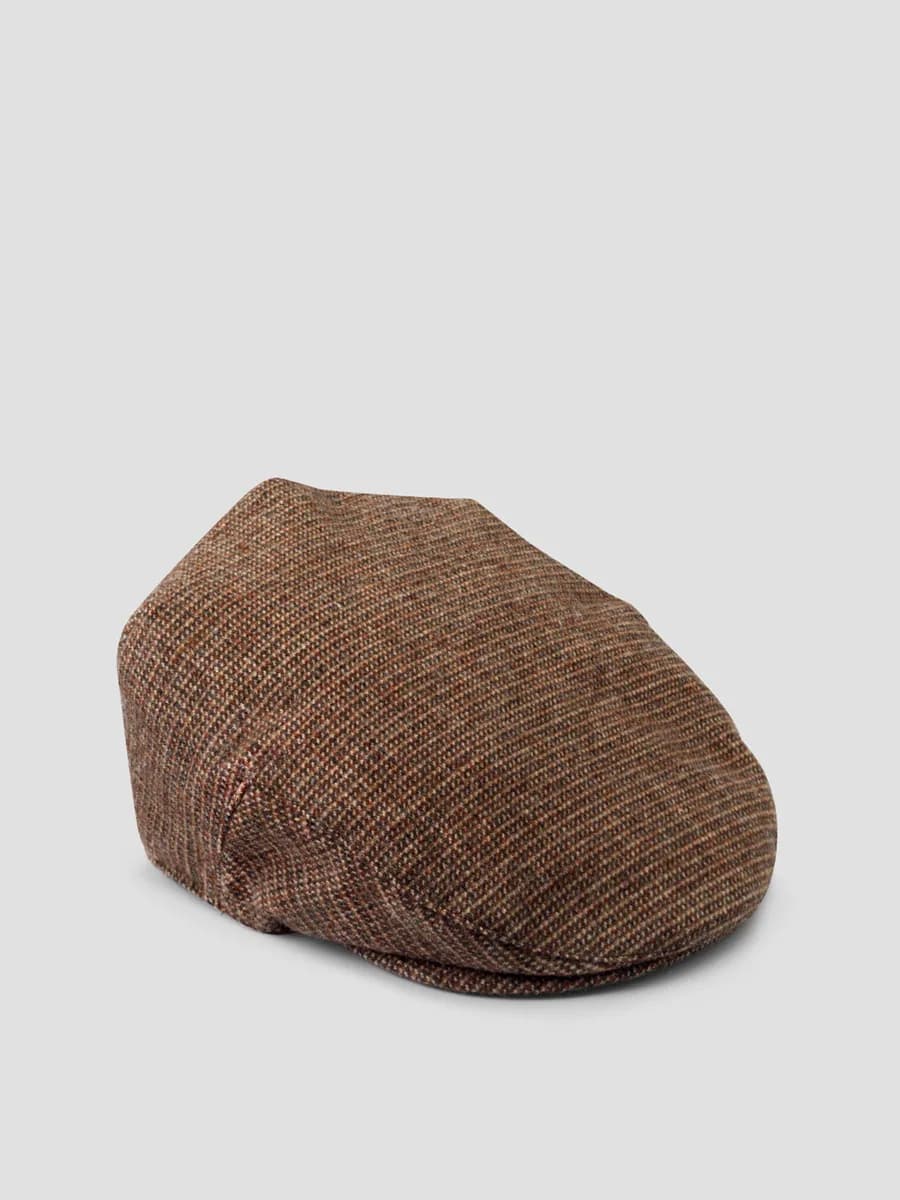 Casquette plate micro carreaux