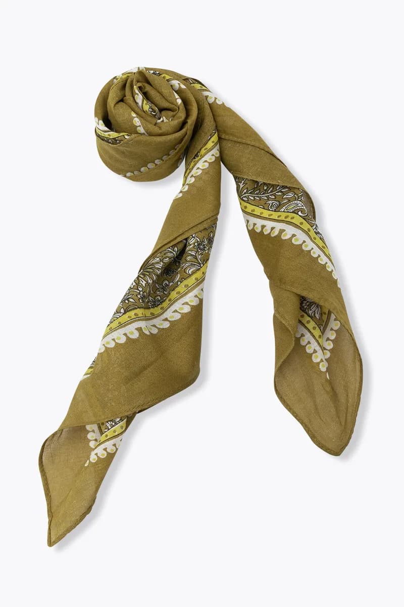 Foulard carré imprimé Femme