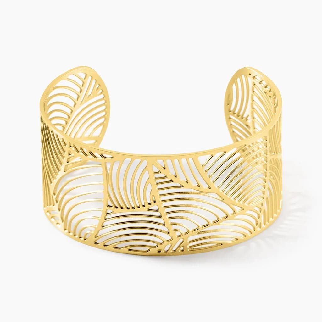 Bracelet Jonc Andor Acier Dore