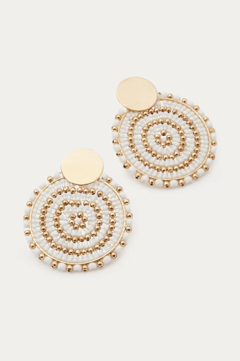 Boucles d'oreilles perlées