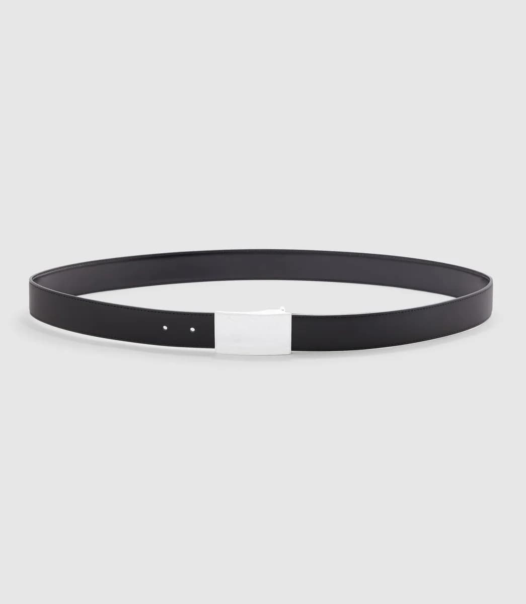 Ceinture réversible 35mm noire "Nox"