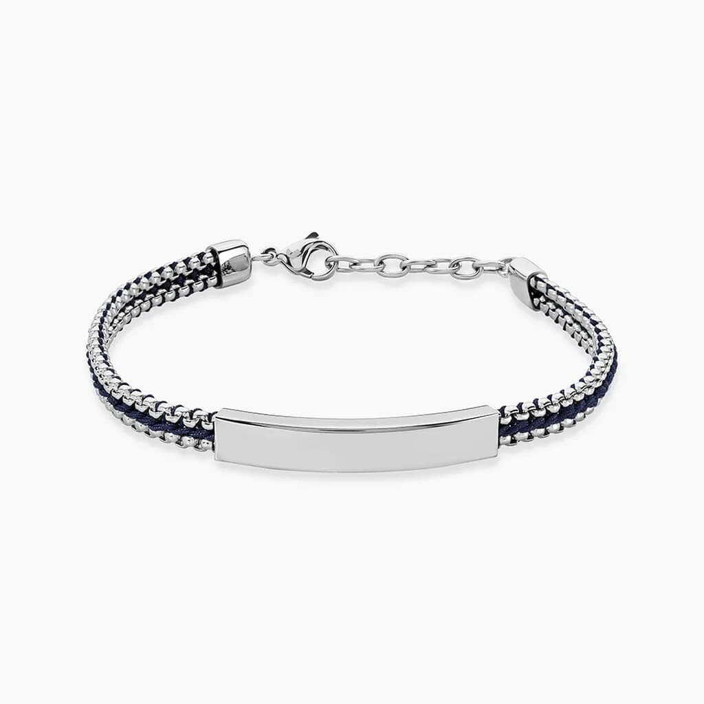 Bracelet Jourdan Joscelin Acier Argenté