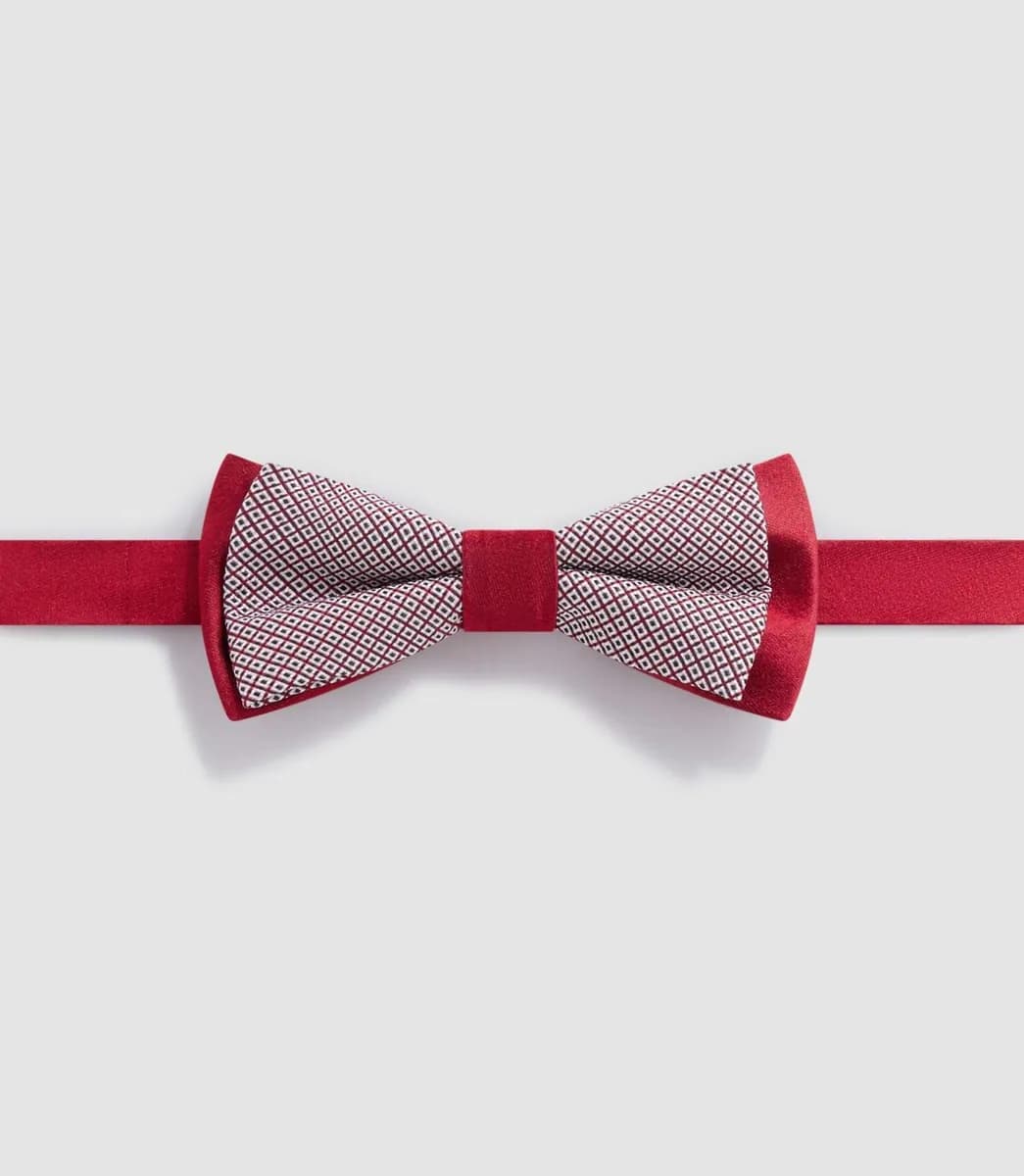 Nœud papillon bordeaux "Npduougo"