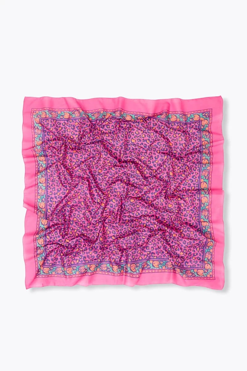 Foulard imprimé léopard Femme