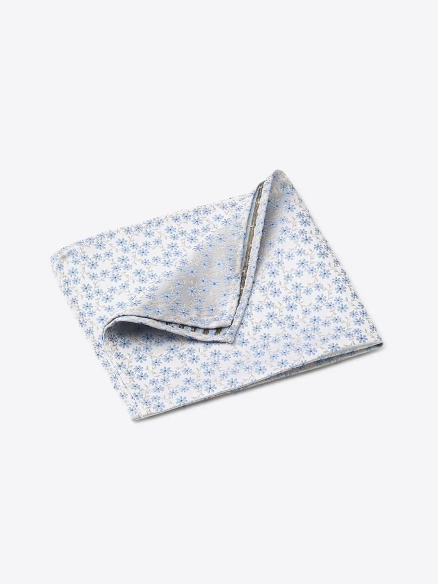 Pochette en soie fleurie