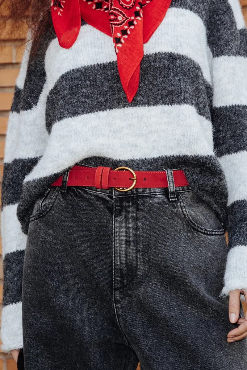 Ceinture en cuir Femme