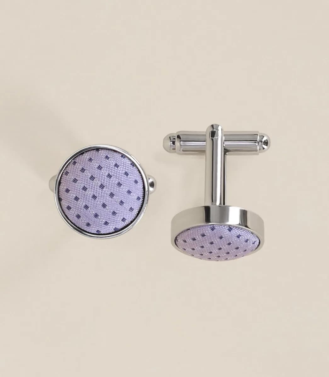 Boutons de manchette parme