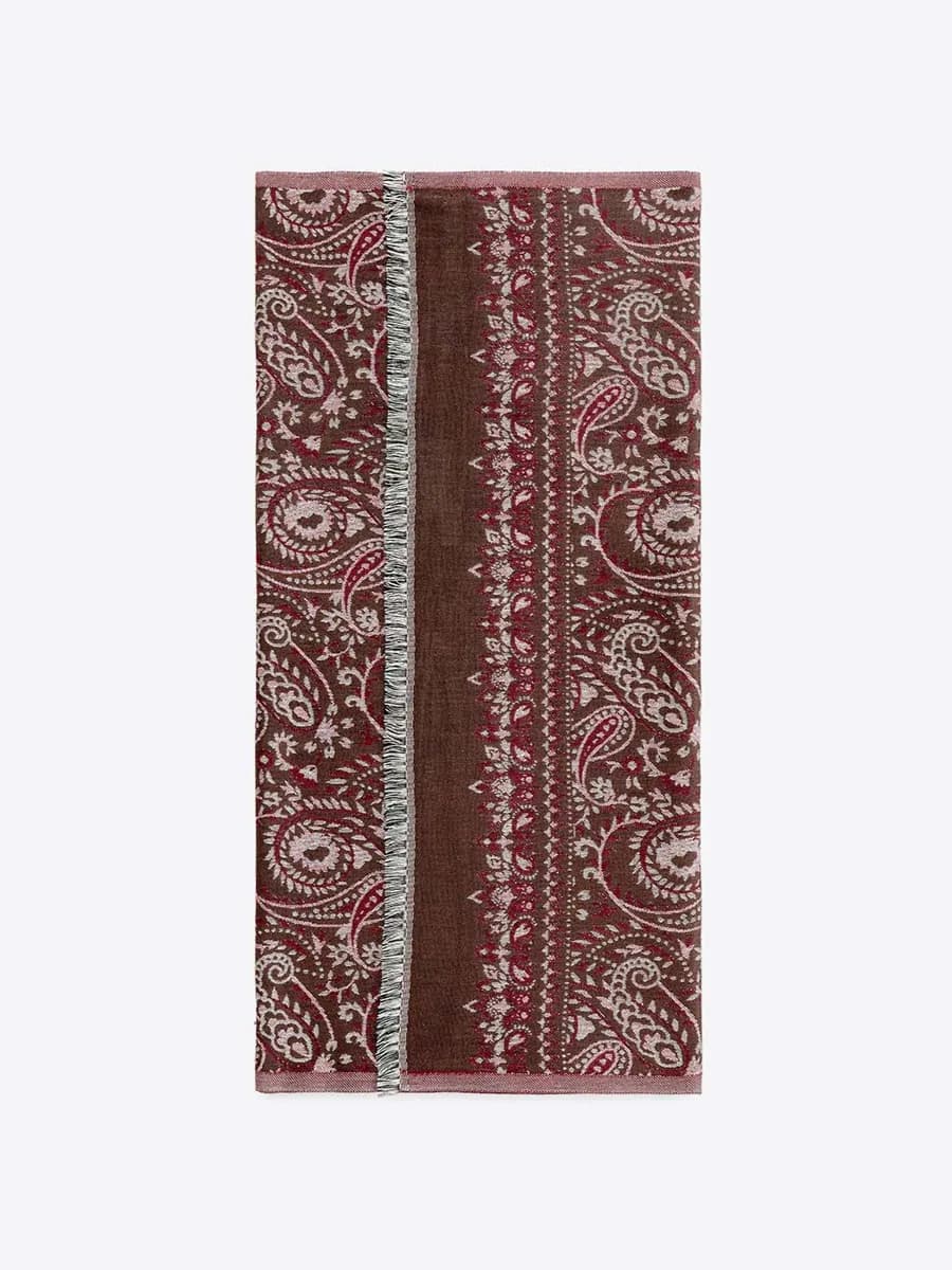 Echarpe tissée à motif
