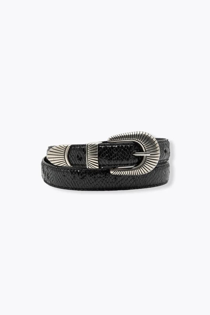 Ceinture effet reptile Femme