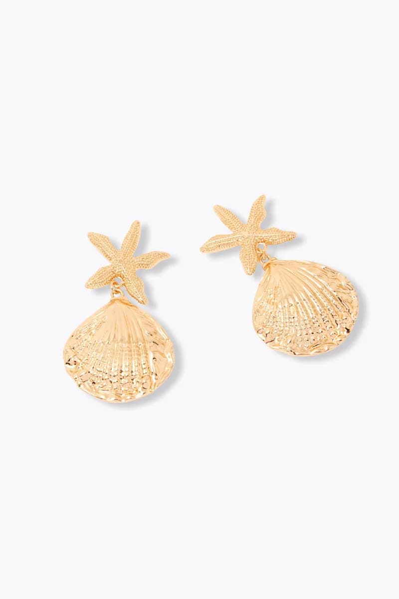 Boucles d'oreilles coquillages