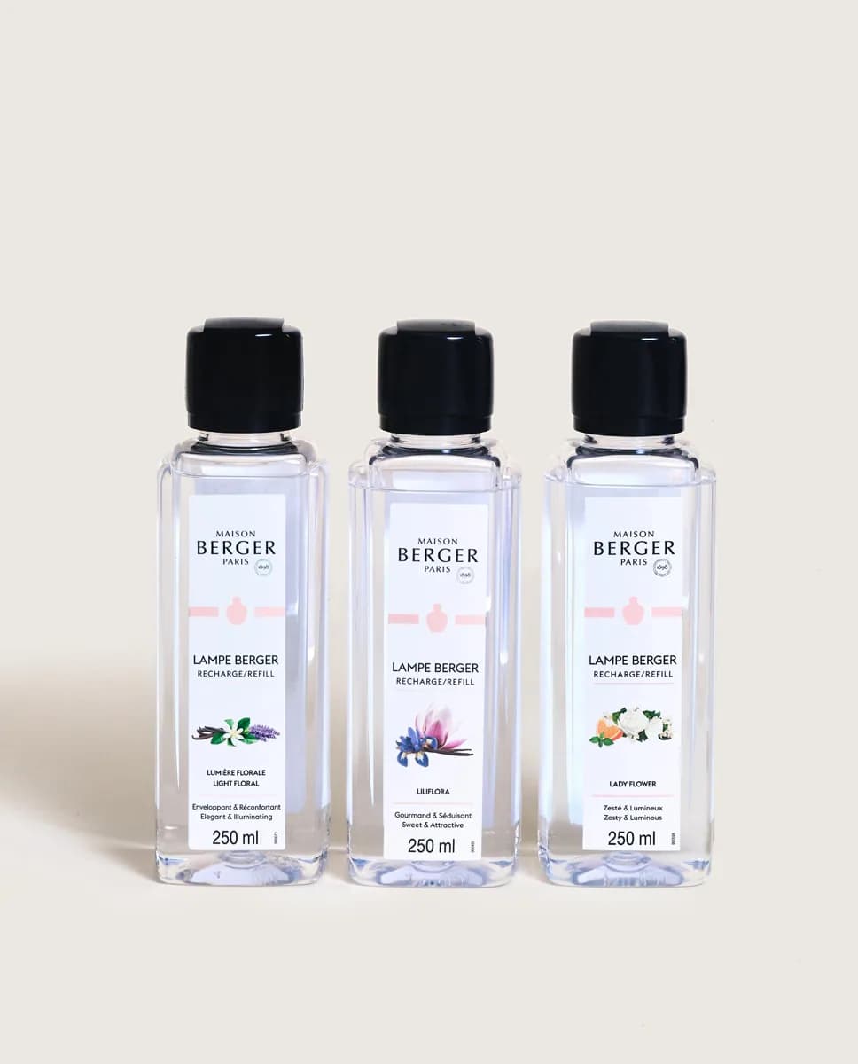 Coffret 3 recharges lampe Berger 250ml