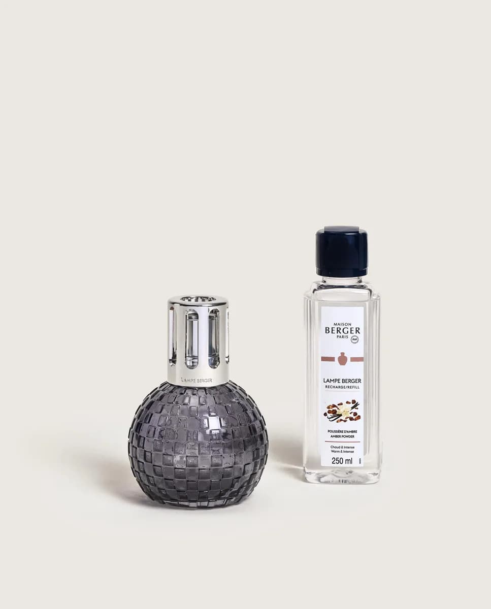 Coffret lampe Berger Disco Grise